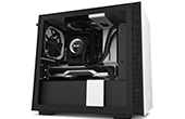 Vỏ case-Nguồn tản nhiệt NZXT | Mini-ITX Case with Tempered Glass NZXT H210 MATTE WHITE