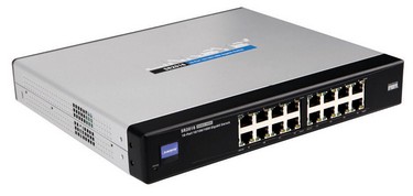 GIGABIT ETHERNET SWITCH LINKSYS SR2016T