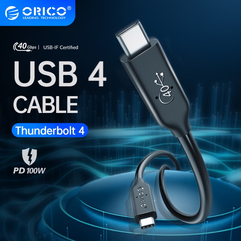 Cáp Data USB 4.0 ORICO U4C08-BK-BP