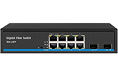 Media converter HASIVO | Media Converter Unmanaged Fiber Switch HASIVO S1100-8G-2S