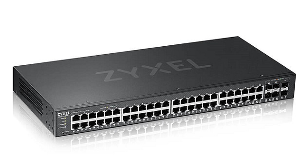 44-port GbE + 4-port GbE combo + 2-port GbE SFP Managed Switch ZyXEL GS2220-50