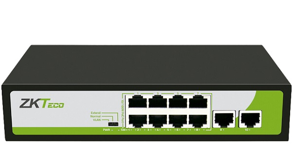 8-Port 10/100Mbps PoE Switch ZKTeco PE082-120-C