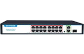 Thiết bị mạng OPTFOCUS | 16-port 100M PoE Switch OPTFOCUS OFS-PE-GSF1GT2DT16