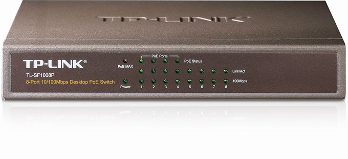 8-Port 10/100Mbps PoE Switch TP-LINK TL-SF1008P