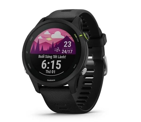 Đồng hồ thông minh Garmin Forerunner 255 Music Black (010-02641-48)