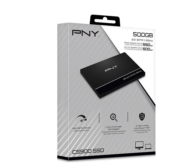 Ổ cứng SSD PNY CS900 500GB SATA (SSD7CS900-500-RB)