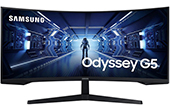 Màn hình vi tính SAMSUNG | Màn hình cong Gaming 34-inch SAMSUNG Odyssey G5 LC34G55TWWEXXV