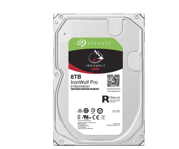 Ổ cứng chuyên dụng 8TB SEAGATE IronWolf Pro ST8000NE001