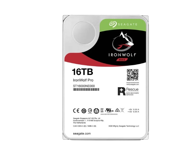 Ổ cứng chuyên dụng 16TB SEAGATE IronWolf Pro ST16000NE000