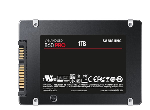 Ổ cứng SSD SAMSUNG 860 PRO 2.5 inch 1TB (MZ-76P1T0BW)