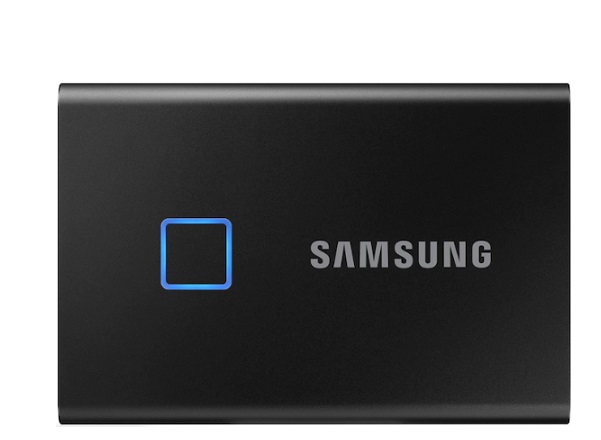 SAMSUNG Portable SSD T7 TOUCH USB 3.2 1TB (MU-PC1T0K/WW)