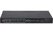 Switch PoE DAHUA | 24-port 100Mbps + 2-port Gigabit Managed PoE Switch DAHUA DH-PFS4226-24ET-360