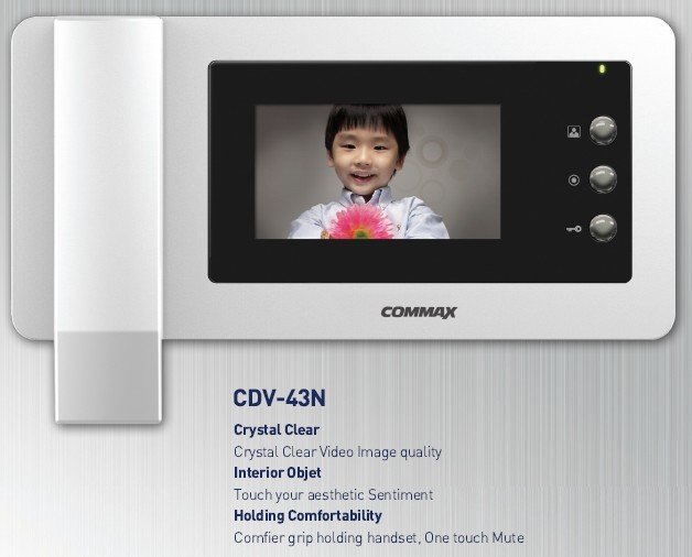 MÀN HÌNH MÀU CHUÔNG CỬA COMMAX CDV-43N