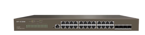 24-Port Gigabit Ethernet + 4-Port 1000Base-X SFP L2 Managed Switch IP-COM G3328F