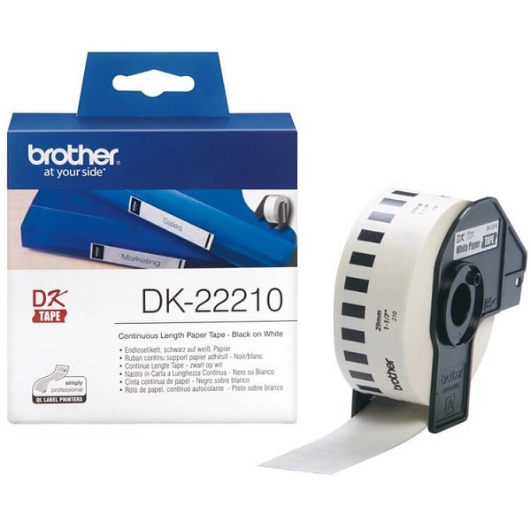 Giấy in nhãn liên tục Brother DK-22210