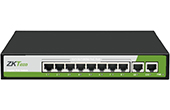 Thiết bị mạng ZKTeco | 8-Port 10/100/1000Mbps PoE Switch ZKTeco PE082-120-G