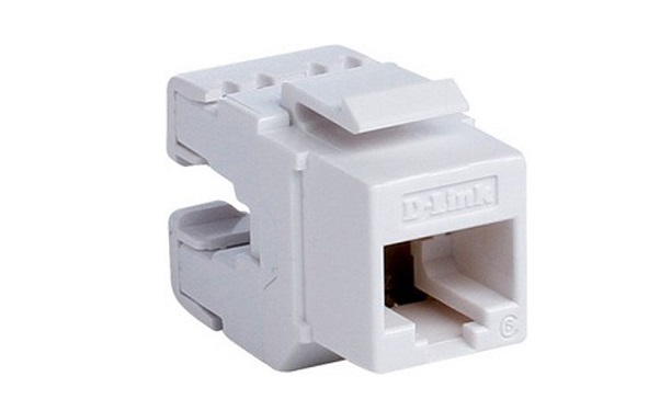 D-Link Cat.6 UTP Keystone Jack NKJ-C6WHI1B21