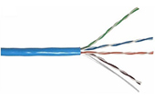 Cáp-phụ kiện LS | Cáp mạng 4 đôi LS CAT.6 U/UTP copper (UTP-G-C6G-E1VN-M 0.5X004P/BL)