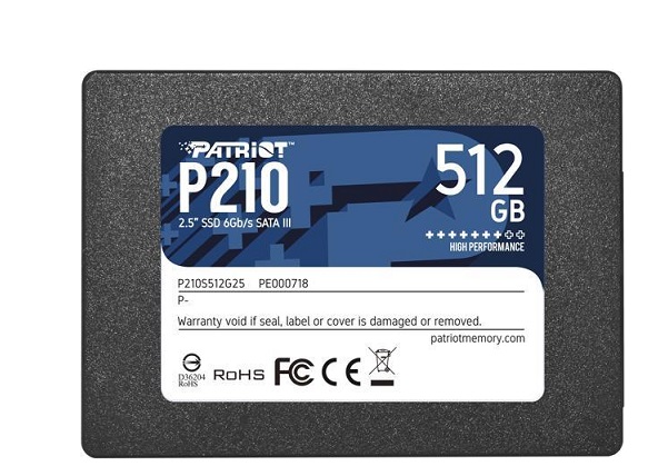 Ổ cứng SSD 512GB PATRIOT P210S512G25