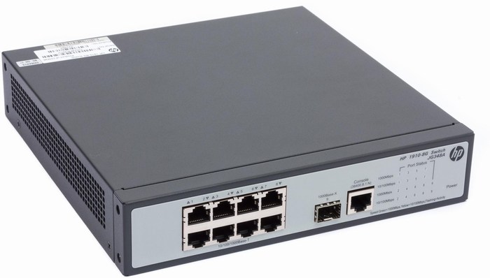 Gigabit Layer 3 HP 1910-8G Switch - JG348A