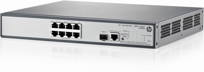 Gigabit Layer 3 HP 1910-8G-PoE+ 65W Switch-JG349A