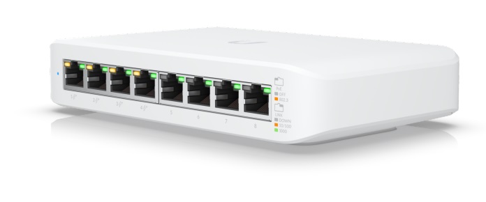 8-Port Gigabit PoE Switch UBIQUITI UniFi USW-LITE-8-POE 