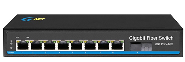 8-Port 10/100/1000Base-TX PoE Switch G-NET G-PES-1GX8GP-SC20SA/B