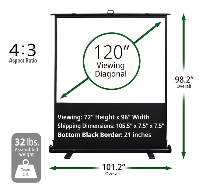 Màn chiếu 120-inch Elite Screens F120NWV2