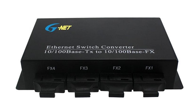 4-port 10/100Base-TX Ethernet Switch G-NET G-UES-4FX4TX-SFP