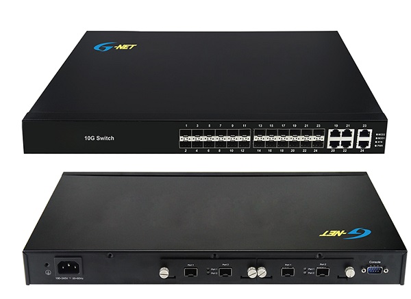 18-port 1.25G Layer 2 Managed Switch G-NET G-MES-18GX6GC-4XG