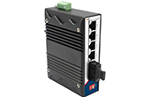 Switch WINTOP | 4-port 10/100Base-T(X) Industrial DIN-Rail Switch WINTOP YT-RS235-1F4T (1X9)