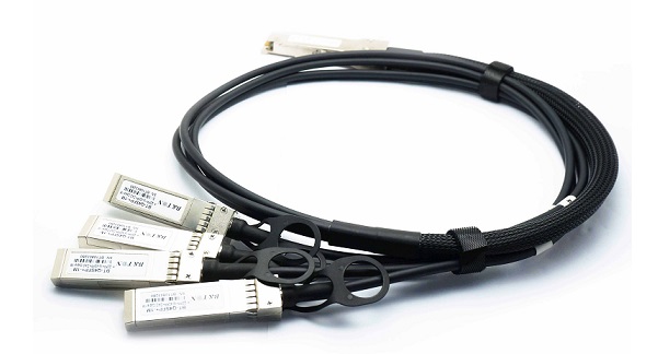 40G QSFP+ to 4 x SFP+ DAC Transceiver BTON BT-Q4SFP+-1M