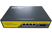 Switch PoE BTON | 4-port 10/100M PoE + 2-port 10/100Mbps Uplink Switch BTON BT-D6006FE