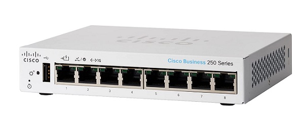 8-port Gigabit Ethernet Smart Switch CISCO CBS250-8T-D-EU