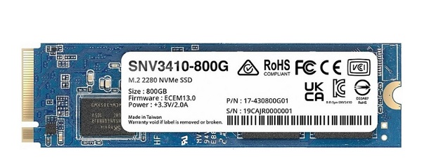 Ổ cứng SSD M.2 NVMe 800GB SYNOLOGY SNV3410-800G