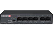 Switch PoE Provision-ISR | 4-port 10/100Mbps PoE switch Provision-ISR PoES-0460C+2I-V2