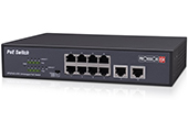 Switch PoE Provision-ISR | 8-port 10/100Mbps PoE switch Provision-ISR PoES-08120C+2I-V2