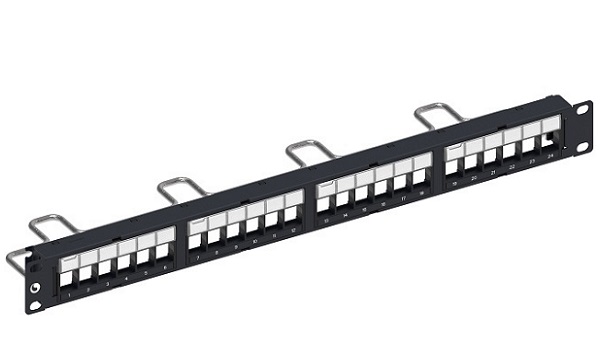 Patch panel 24-port CAT6A STP COMMSCOPE CPP-SDDM-SL-1U-24 (760237046)