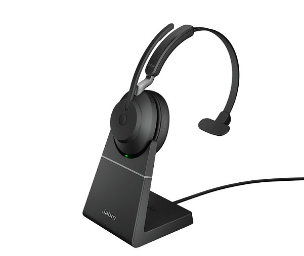 Tai nghe Jabra Evolve2 65 Link380c MS Mono Stand Black