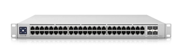 48-Port 2.5GbE PoE+ + 4-Port 1/10G SFP+ Enterprise Switch UBIQUITI UniFi USW-Enterprise-48-PoE