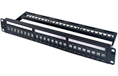 Cáp-phụ kiện HEIZKA | 24-port CAT 6 Patch Panel HEIZKA HEAP60S124