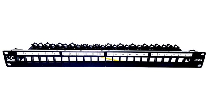 24-Port Unloaded Patch Panel Draka YPPBP02775