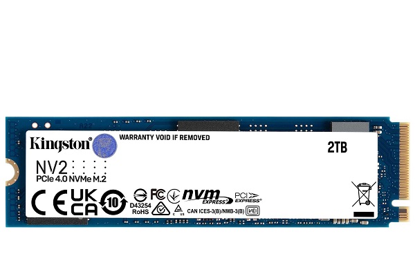 Ổ cứng SSD NV2 PCIe 4.0 NVMe 2TB KINGSTON SNV2S/2000G