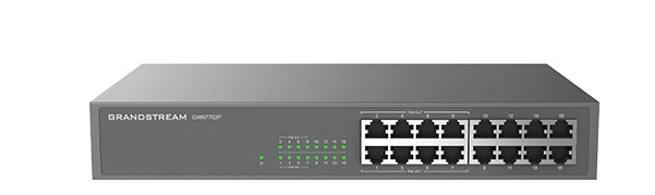 16-Port Gigabit PoE Unmanaged Network Switch Grandstream GWN7702P