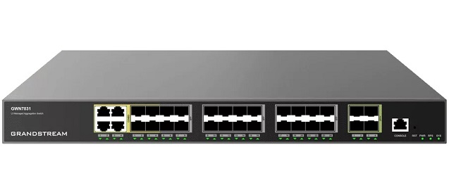 24-Port Gigabit SFP Layer 3 Switch Grandstream GWN7831