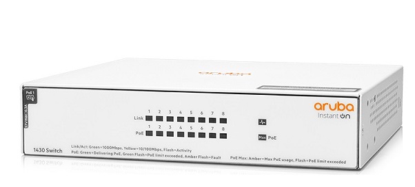 HP Aruba Instant On 1430 8G Class4 PoE 64W Switch (R8R46A)