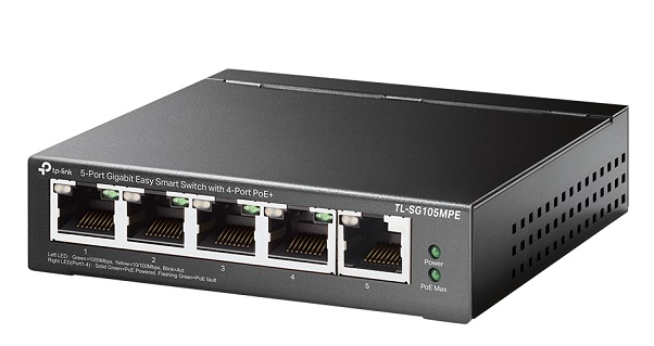 5-Port Gigabit Easy Smart Switch TP-LINK TL-SG105MPE