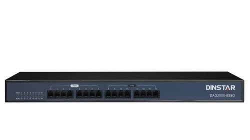 Analog VoIP Gateway Dinstar DAG2000-8S8O