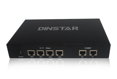 Digital VoIP Gateway Dinstar MTG200-4E1