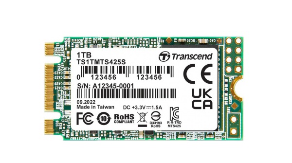 Ổ cứng SSD M.2 2242 SATA 1TB Transcend TS1TMTS425S